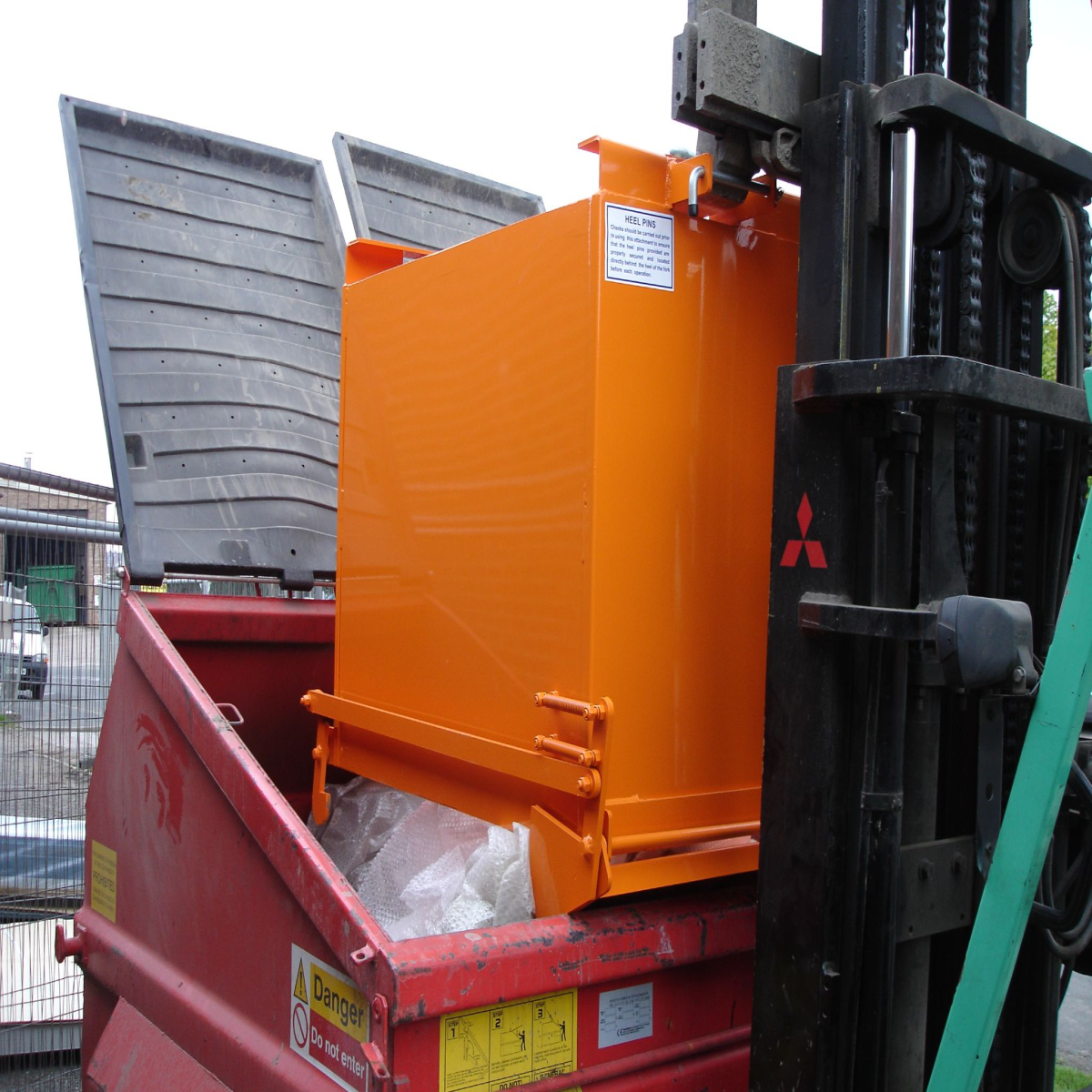 Bottom Empty Skip. Type BES