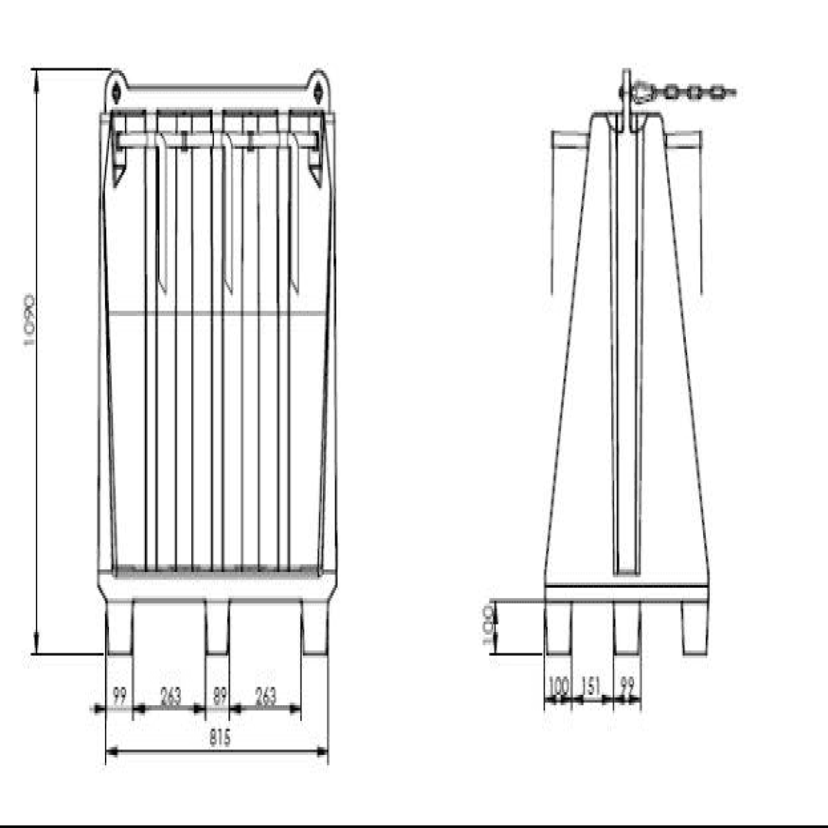 Gas cylinder pallet for six cylinders  - CY187304