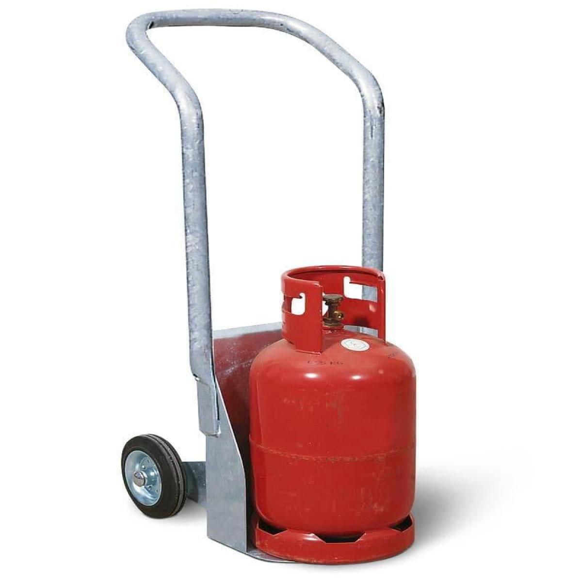 Gas cylinder trolley -  solid rubber or pneumatic tyres - CY115246