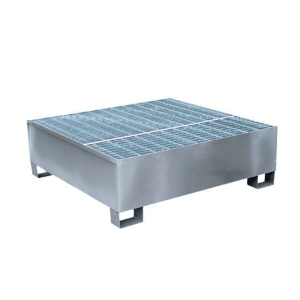 4 DRUM GALVANIZED STEEL - SPILL PALLET-GSP4D