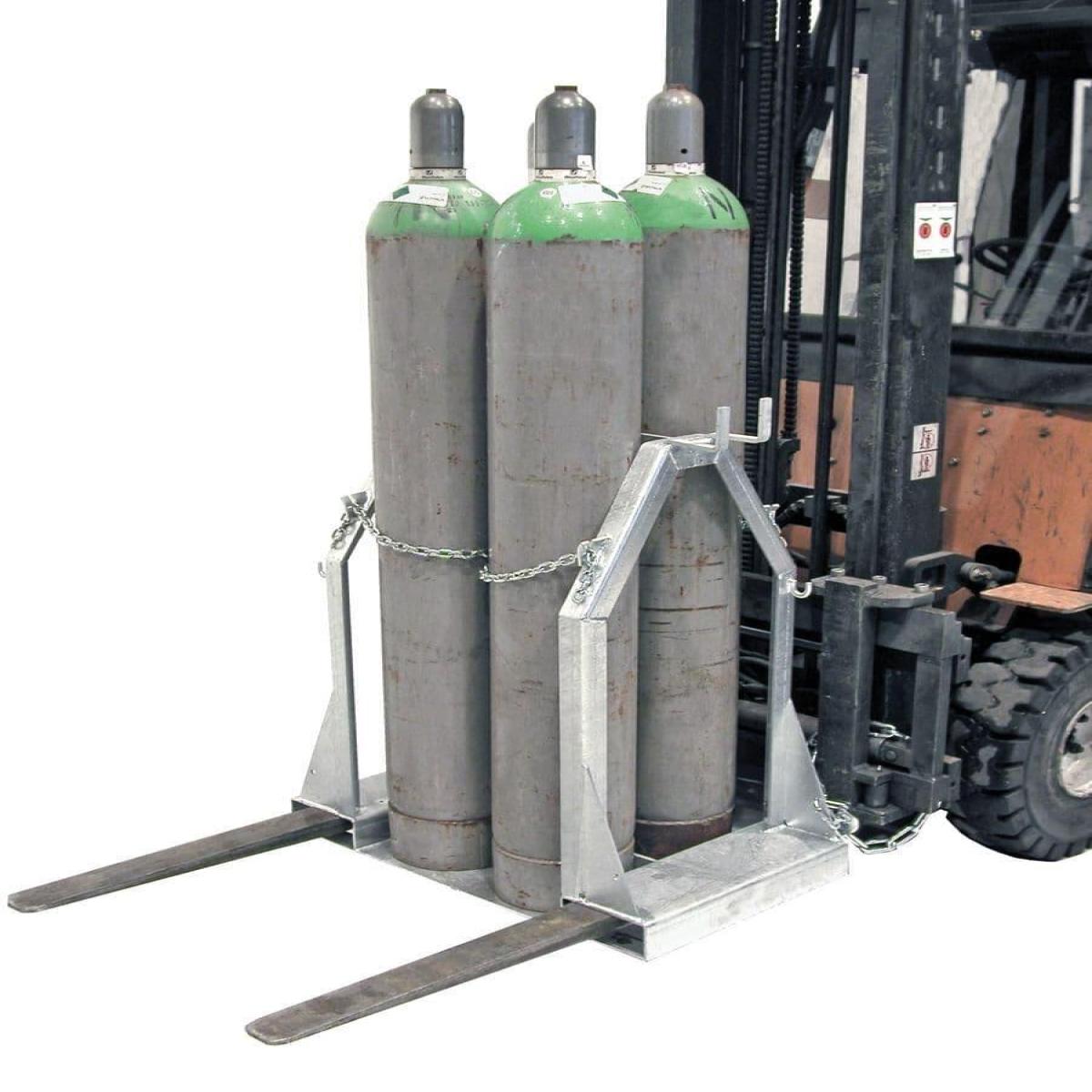 Steel gas cylinder pallets. Type SFP