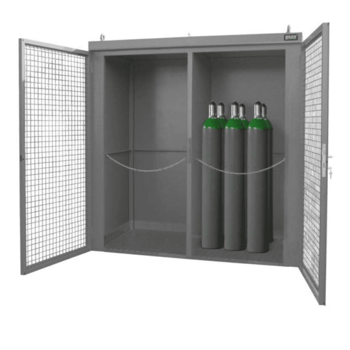 Fire Rated Gas Cylinder Cabinet 96 Cylinders Ø 220 mm:  GFC-B M5