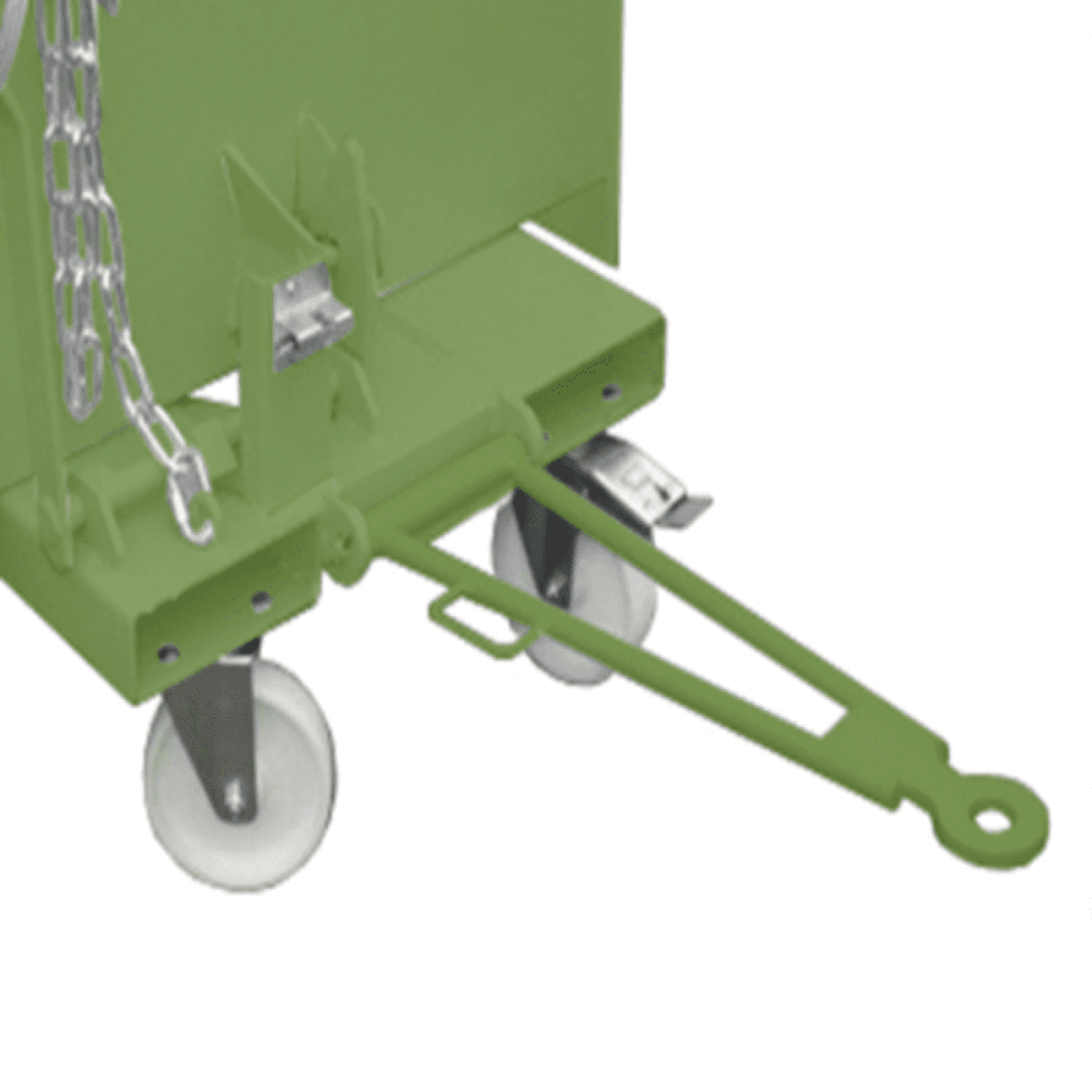 Low Level Tipping Skip. Type GU