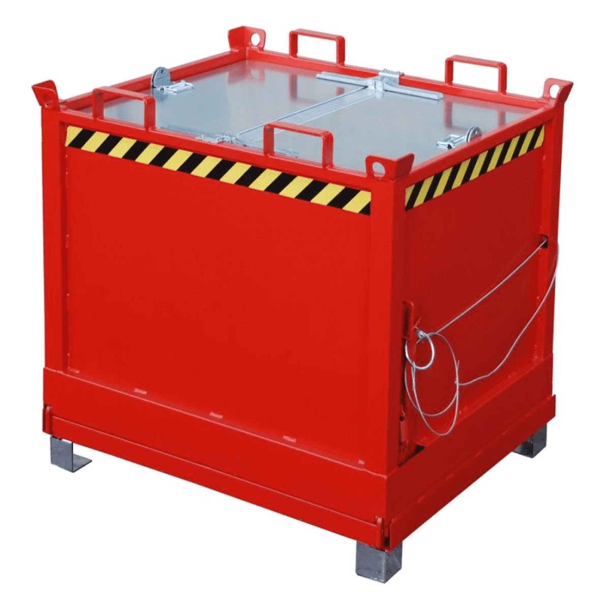 Fork Mounted Hinged Bottom Skip-Type FB