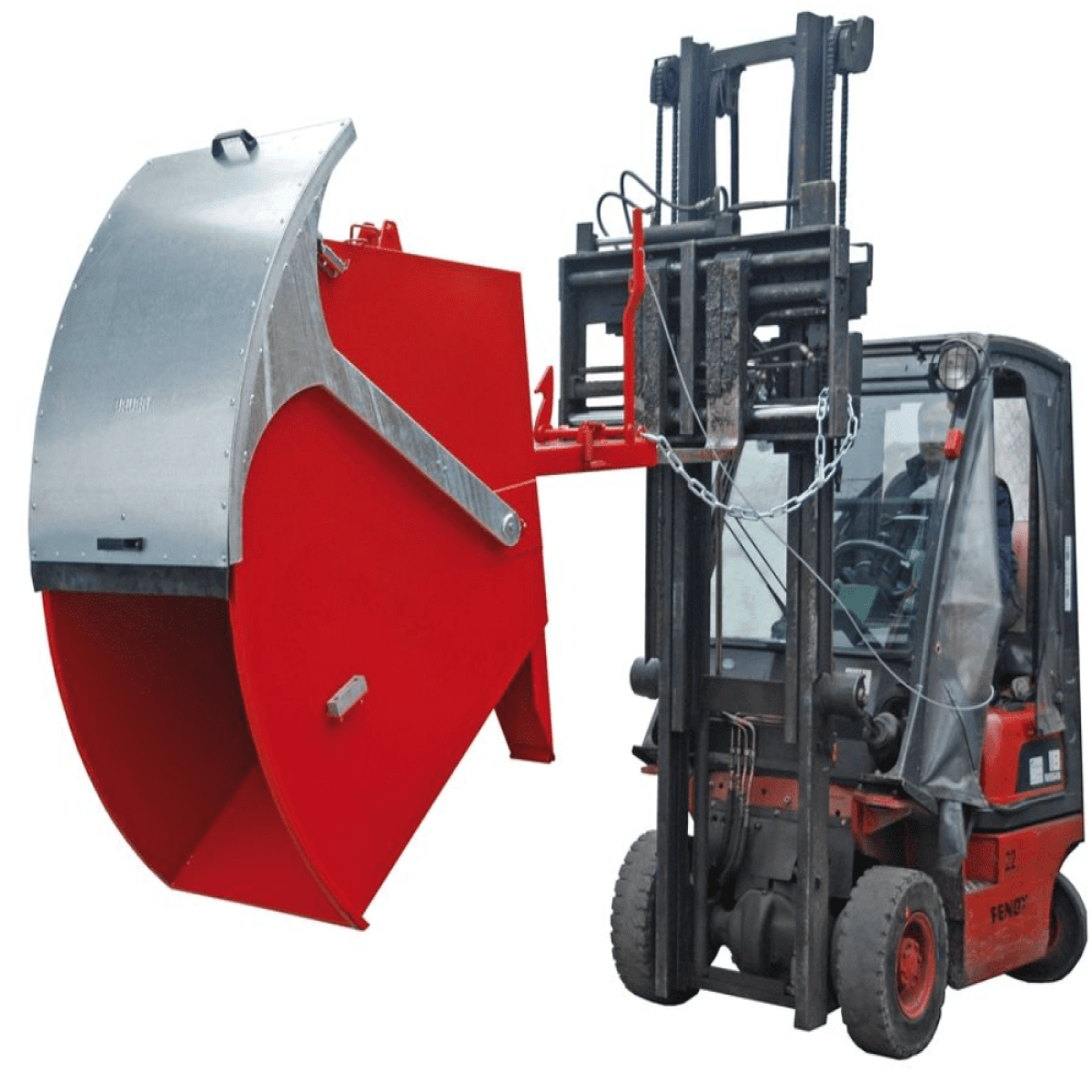 Arched Lid Tipping Skip Type RD