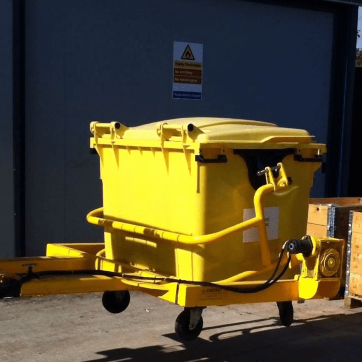LARGE WHEELIE BIN ROTATOR.  TYPE  FM-WBH-DTR