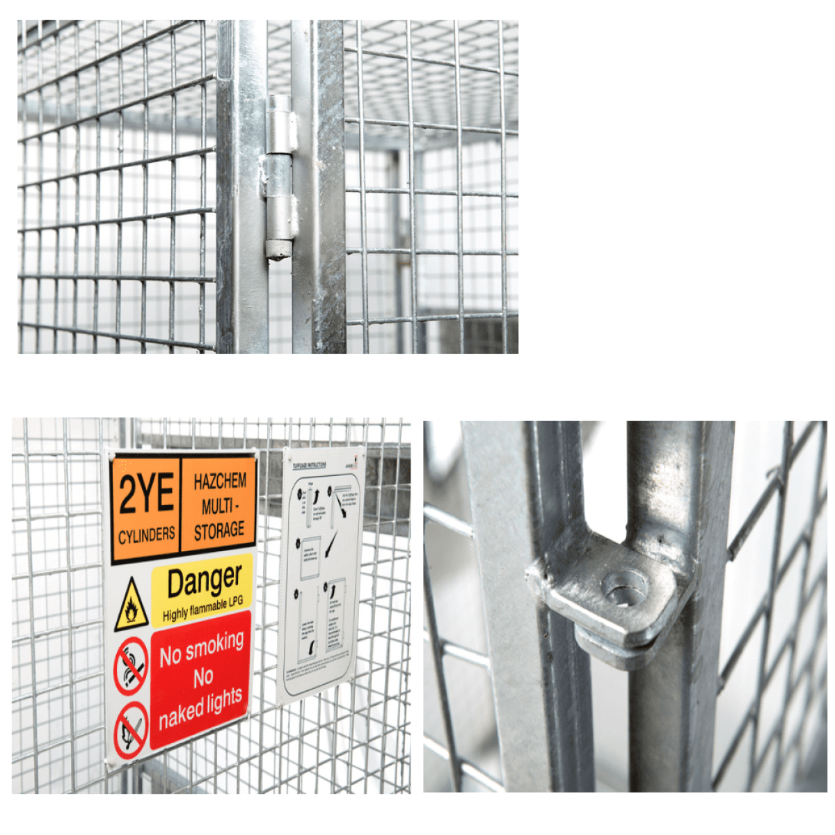 Collapsible Gas Cylinder Cage
