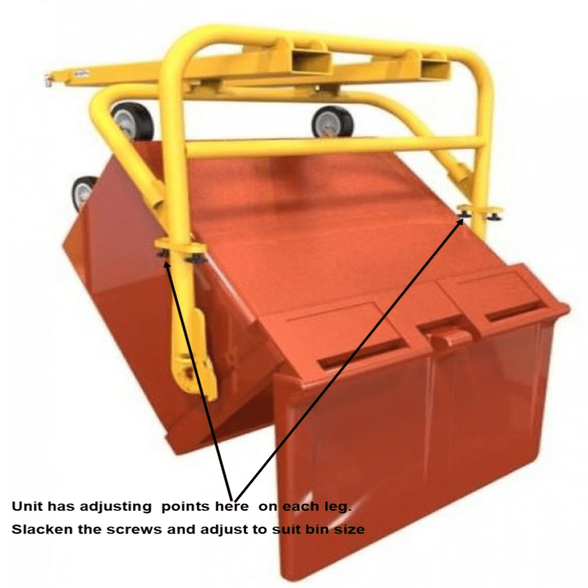 LARGE WHEELIE BIN TIPPER. TYPE  WBH1100