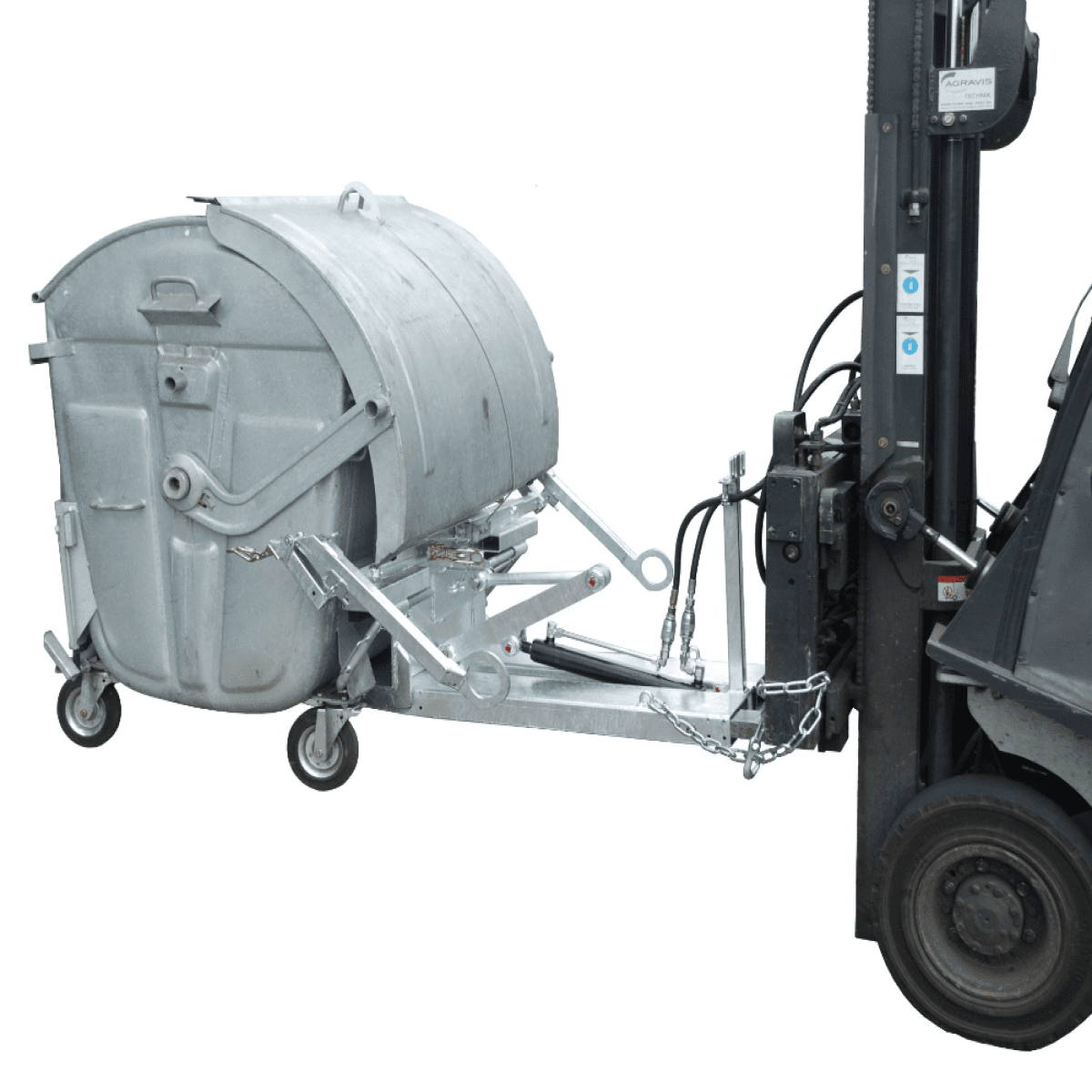 CRADLE WHEELIE BIN TIPPER - TYPE KM 1100