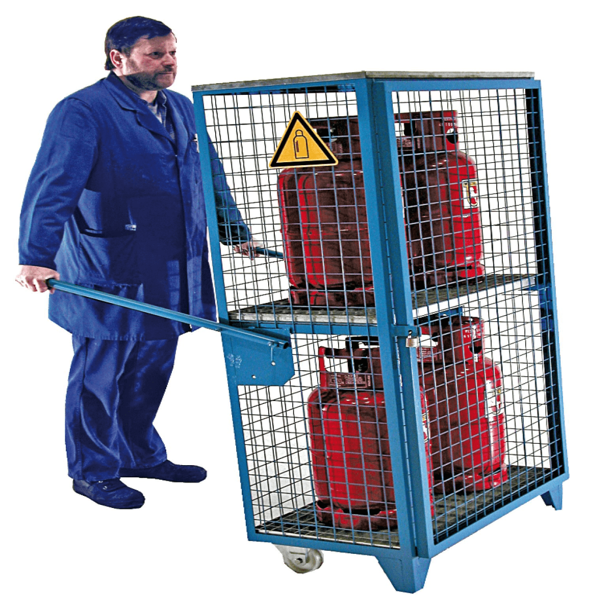 MOBILE GAS BOTTLE CAGE: GFD-R4