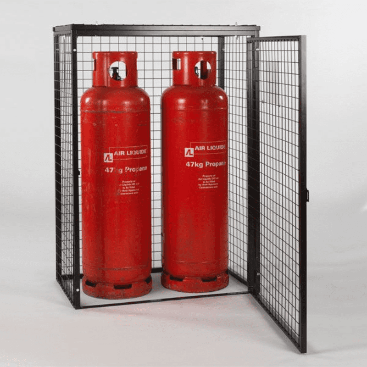 Gas Cylinder Storage Cage - 2 x 47 kg  Cylinders GC14