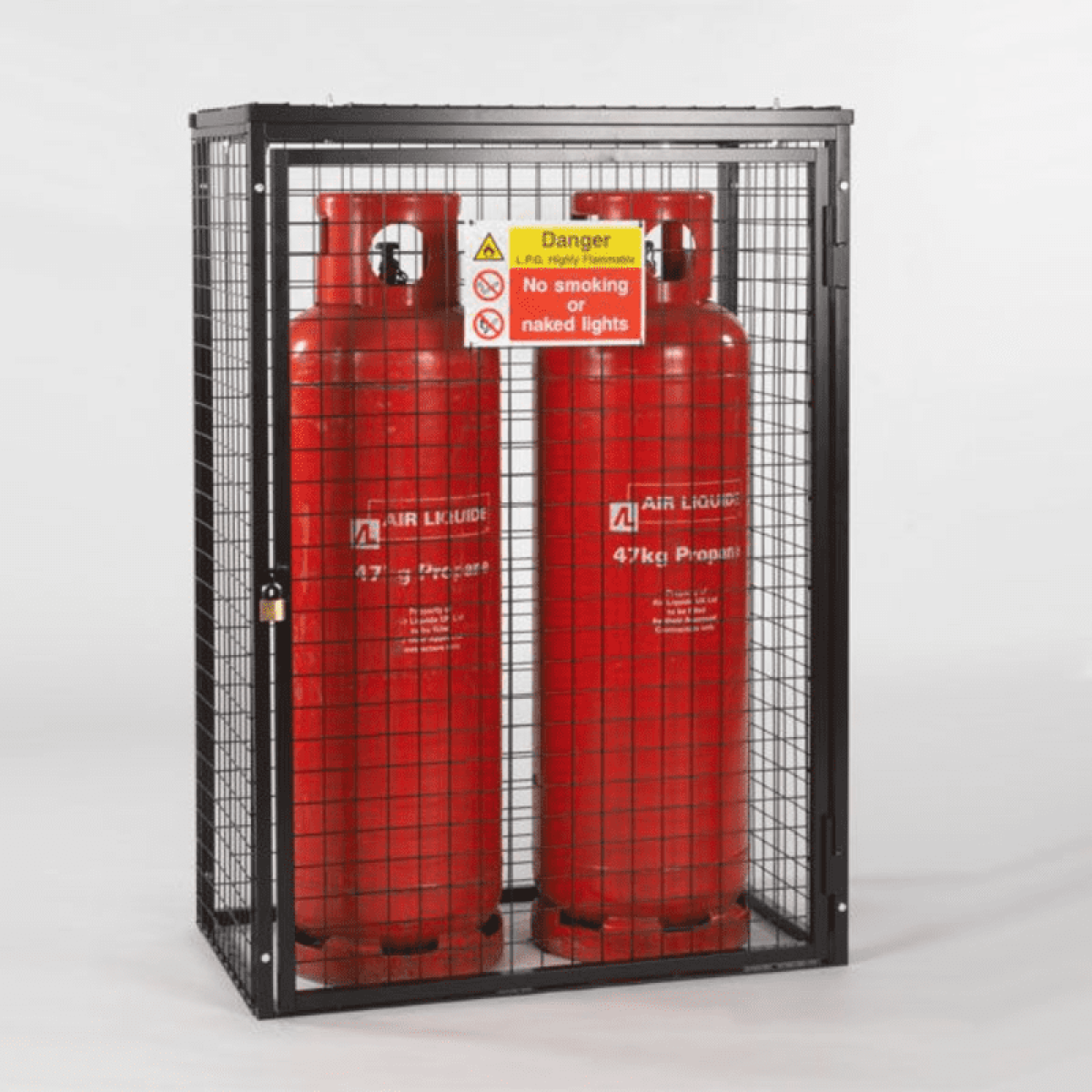 Gas Cylinder Storage Cage - 2 x 47 kg  Cylinders GC14