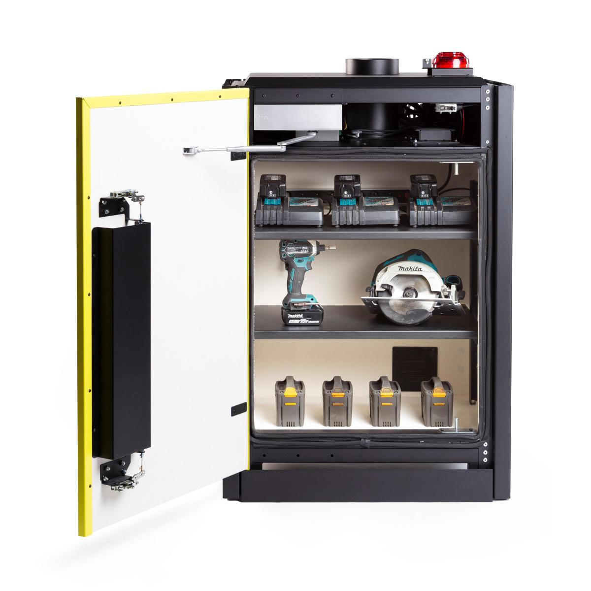 Single Door Lithium-Ion Storage & Charging Cabinet - VDMA Certified