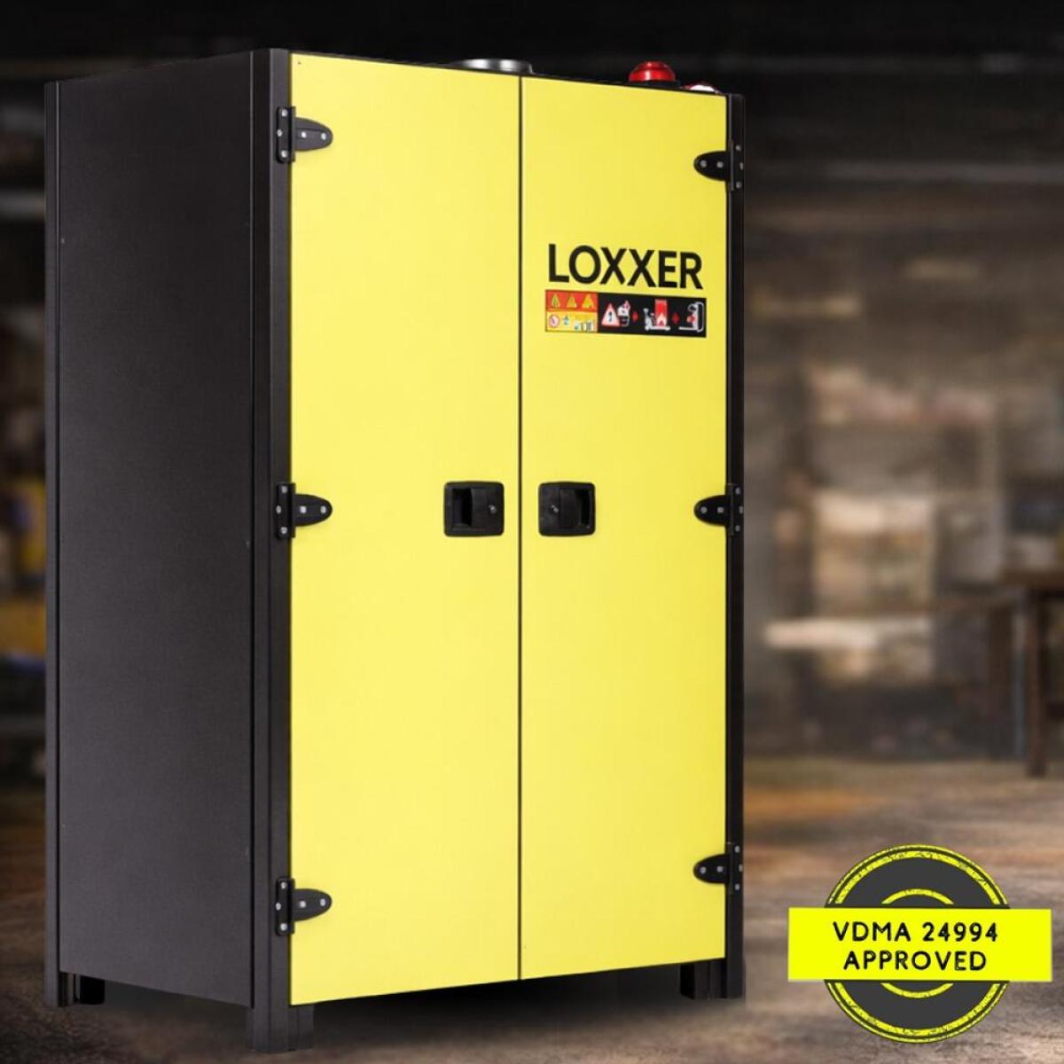 Double Door Lithium-Ion Storage & Charging Cabinet - VDMA Certified