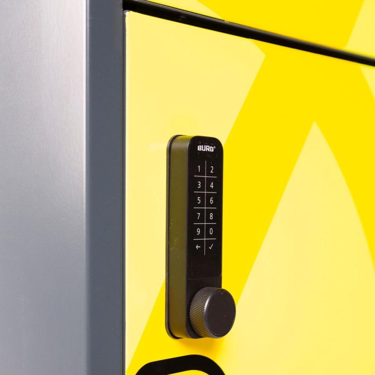 Outdoor Battery Storage and Charging Locker - 4 Door